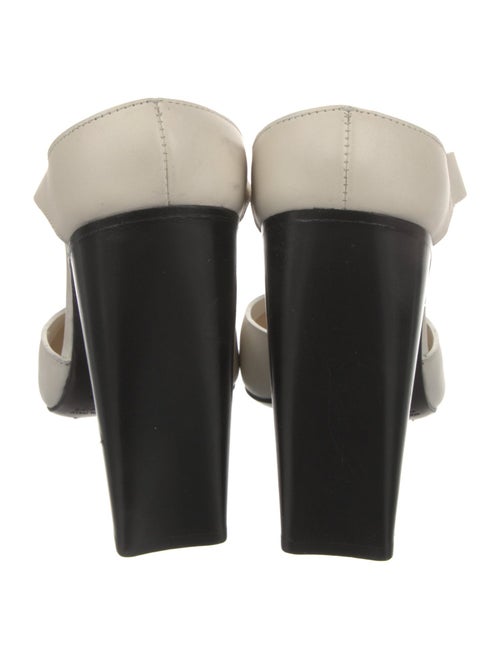 Costume National Leather Mules