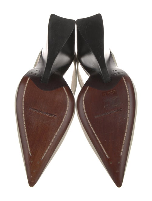 Costume National Leather Mules