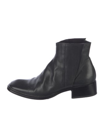 Costume National Leather Chelsea Boots
