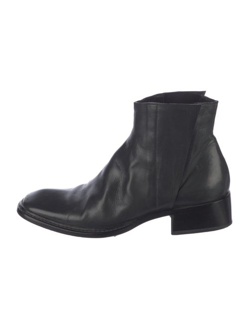 Costume National Leather Chelsea Boots