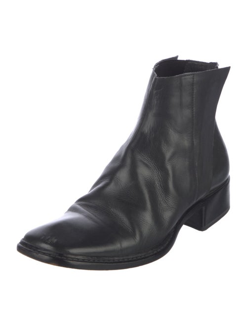 Costume National Leather Chelsea Boots