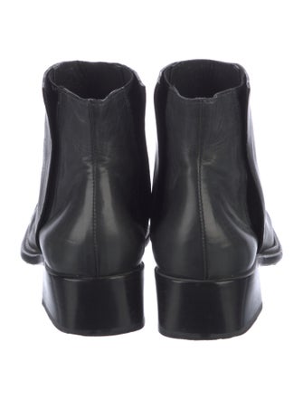Costume National Leather Chelsea Boots
