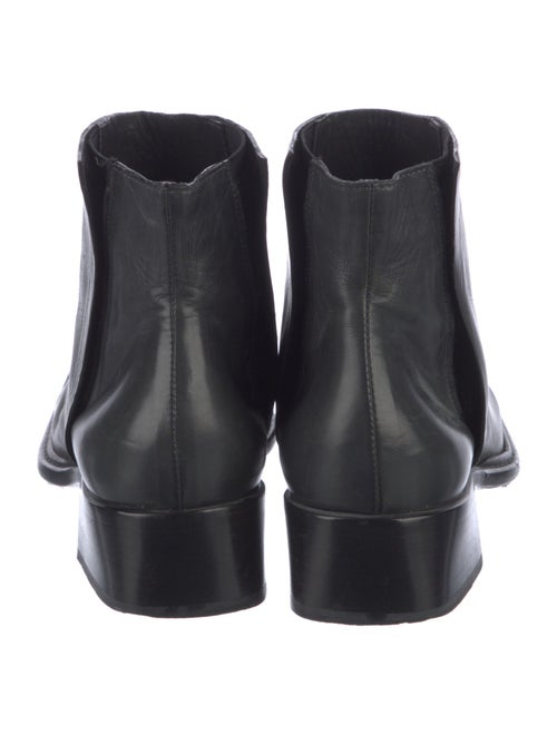 Costume National Leather Chelsea Boots