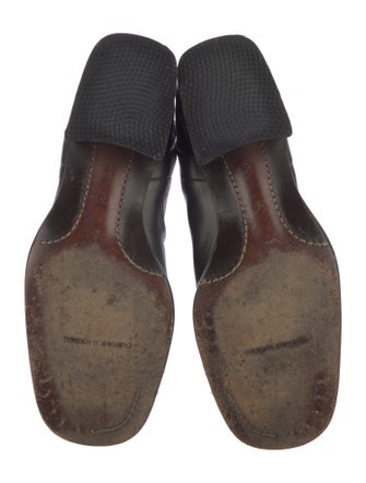 Costume National Leather Chelsea Boots