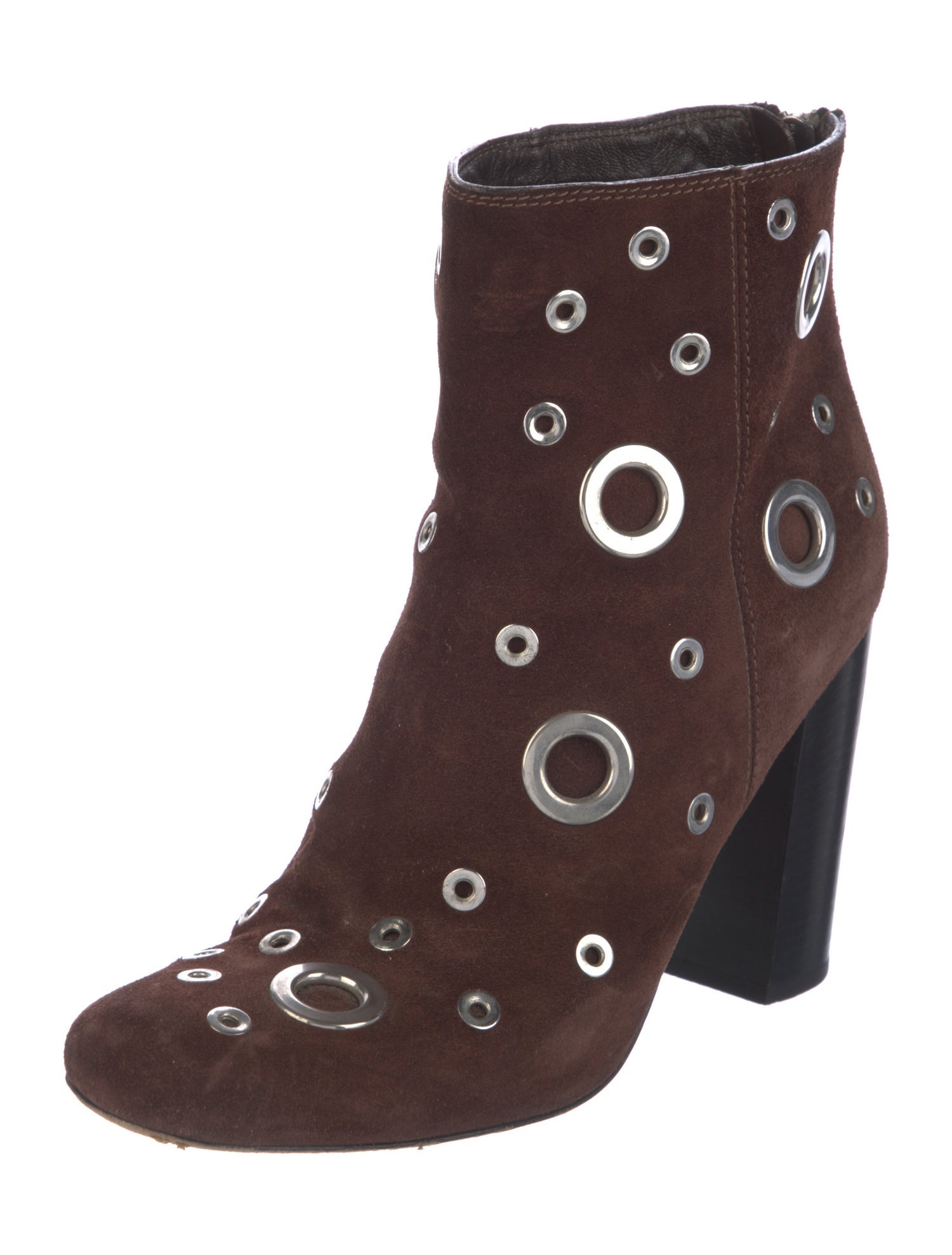 Costume National Suede Lace-Up Boots