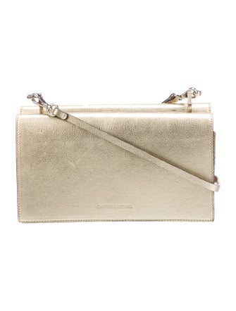 Costume National Leather Crossbody Bag