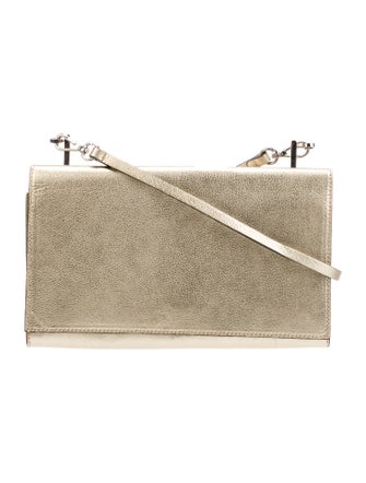 Costume National Leather Crossbody Bag