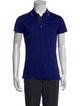 Costume National V-Neck Short Sleeve Polo Shirt