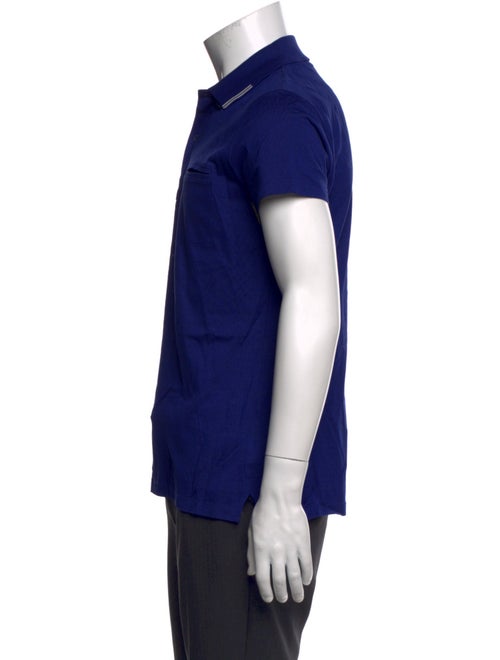 Costume National V-Neck Short Sleeve Polo Shirt