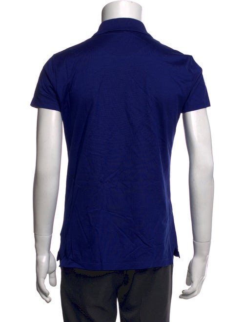 Costume National V-Neck Short Sleeve Polo Shirt