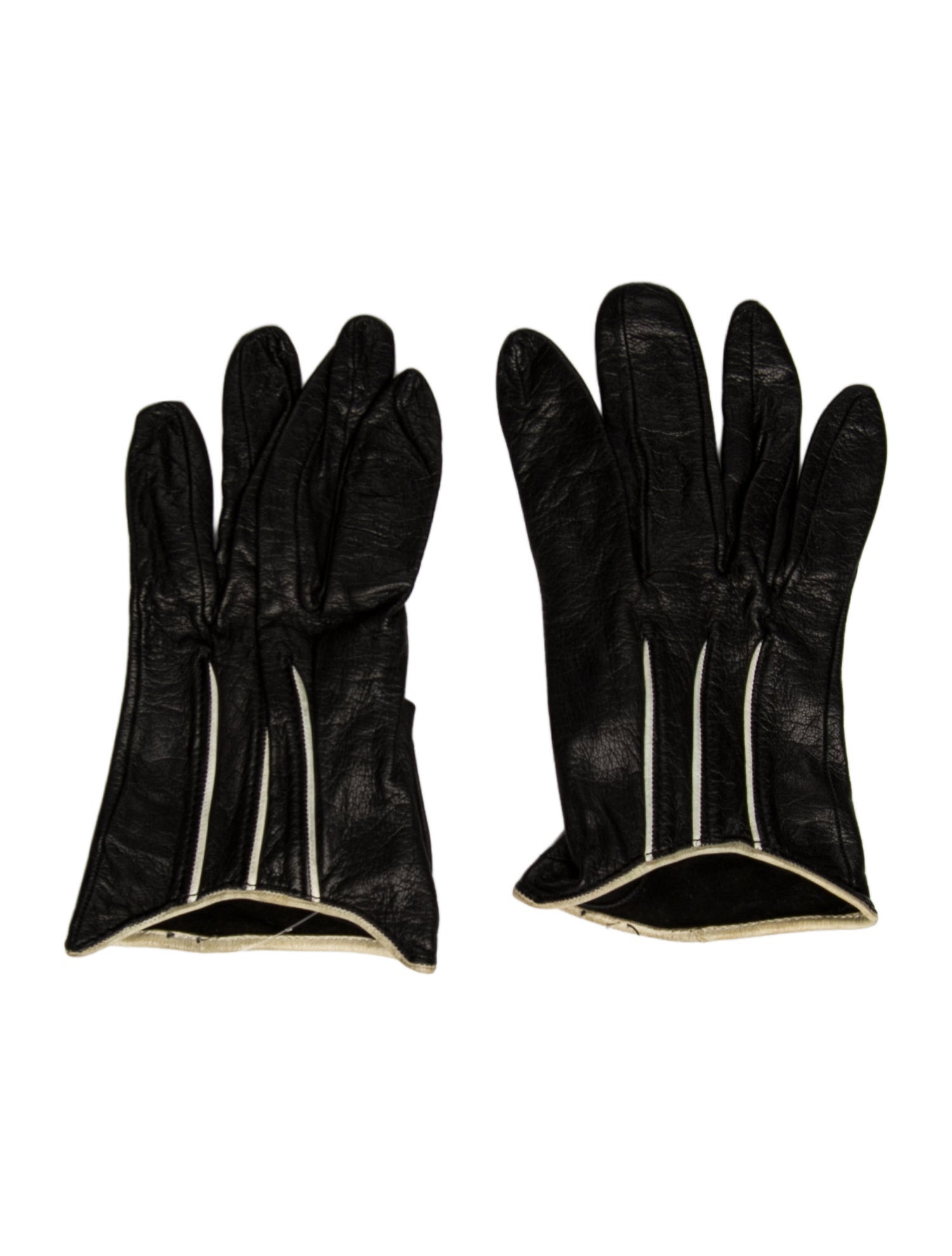 Costume National Leather Gloves