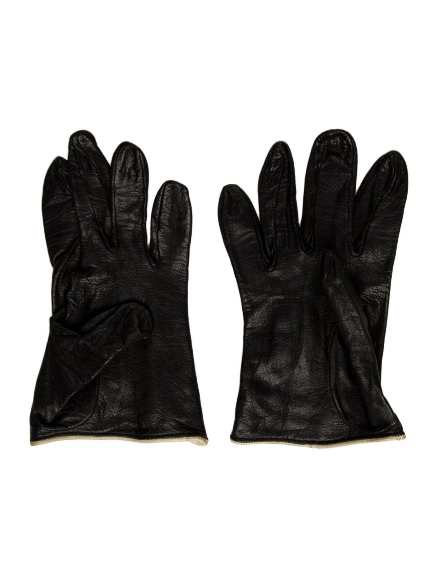 Costume National Leather Gloves