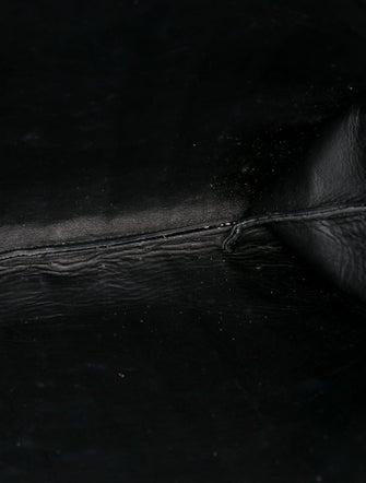 Costume National Embossed Leather Bucket Bag