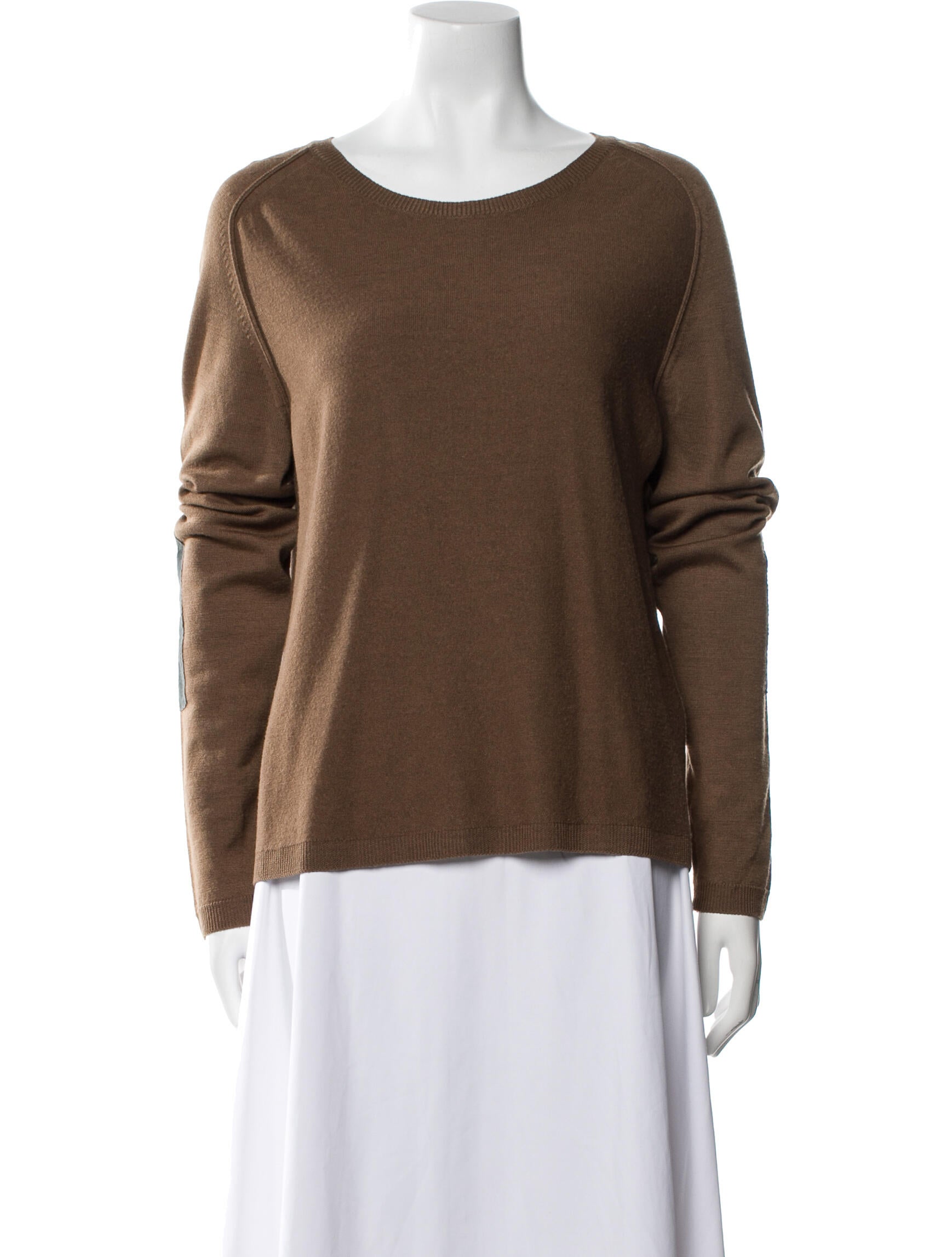Costume National Wool Scoop Neck Pullover