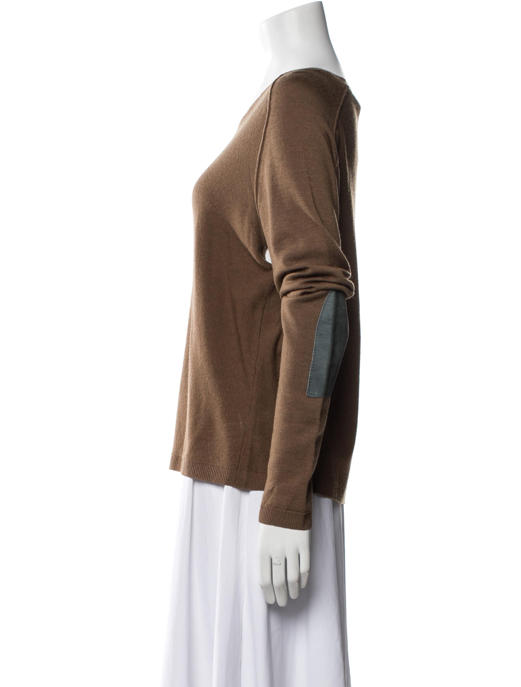 Costume National Wool Scoop Neck Pullover