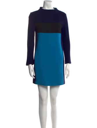 Costume National Virgin Wool Mini Dress