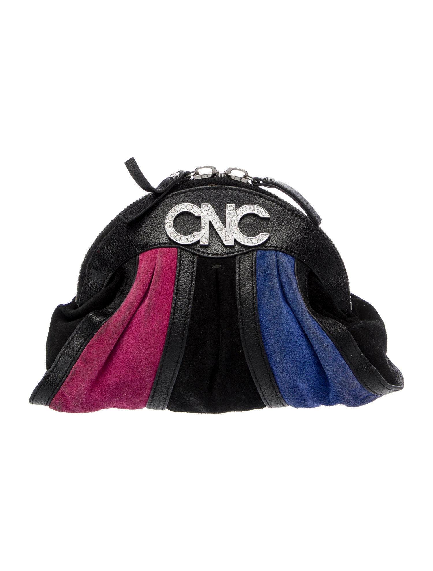 Costume National Suede Evening Bag