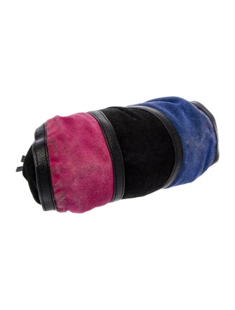 Costume National Suede Evening Bag