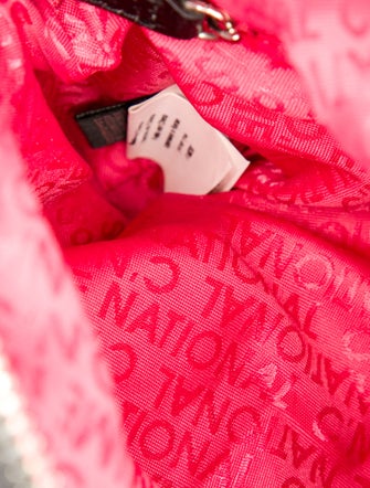 Costume National Suede Evening Bag