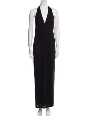 Costume National Halterneck Long Dress