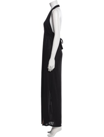 Costume National Halterneck Long Dress