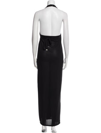 Costume National Halterneck Long Dress