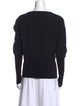 Costume National Wool Bateau Neckline Sweatshirt