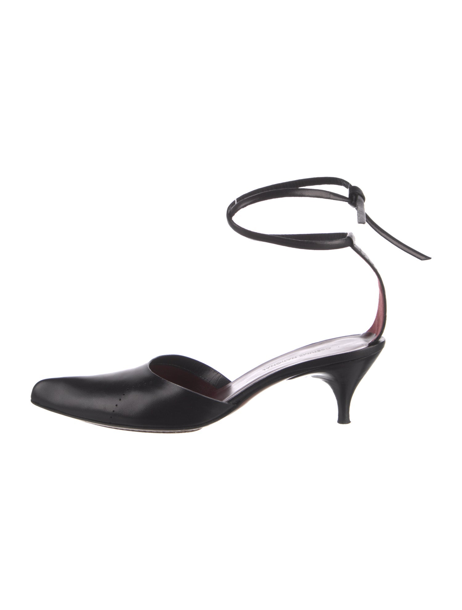Costume National Leather D'Orsay Pumps