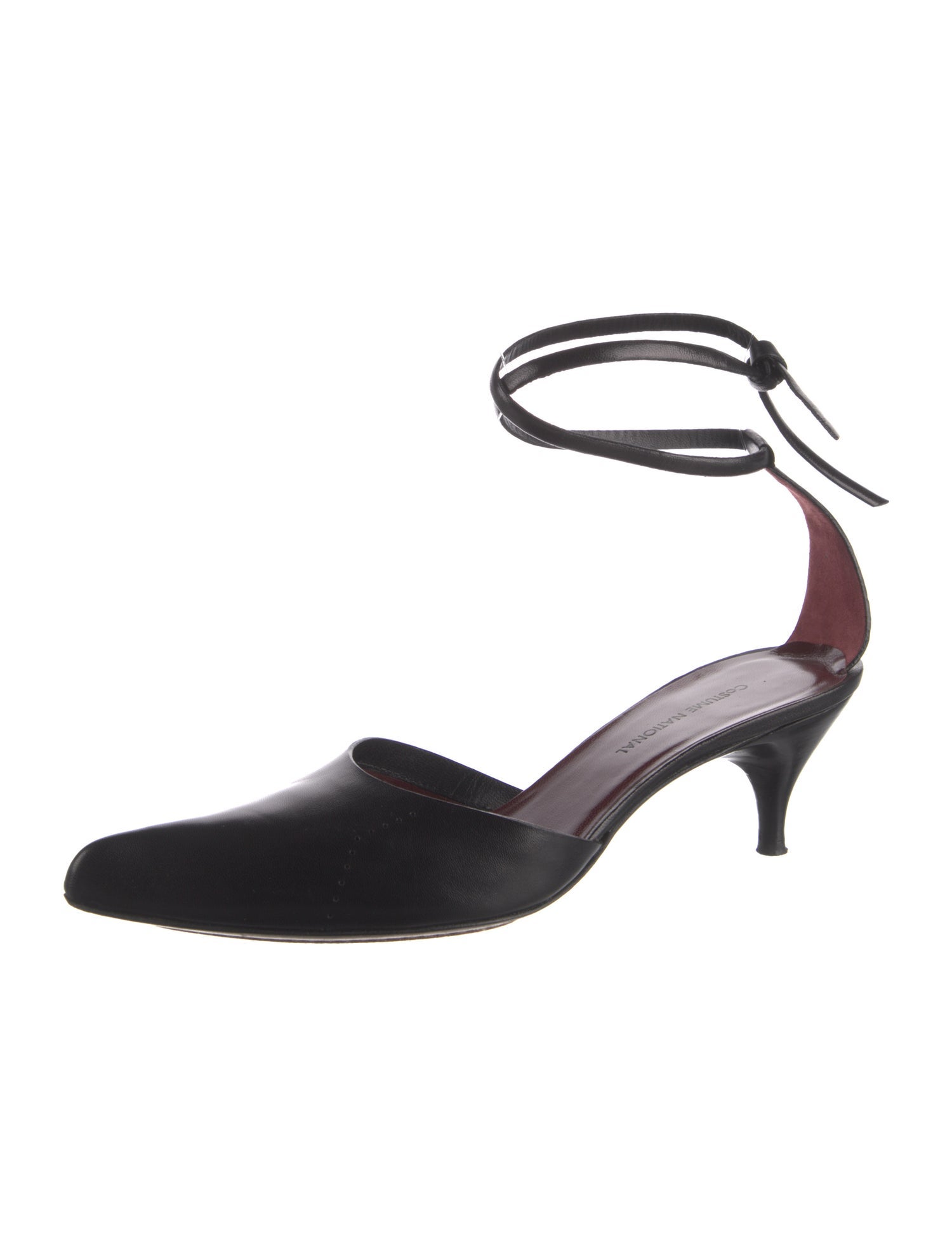Costume National Leather D'Orsay Pumps