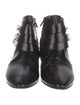 Costume National Leather Moto Boots