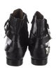 Costume National Leather Moto Boots