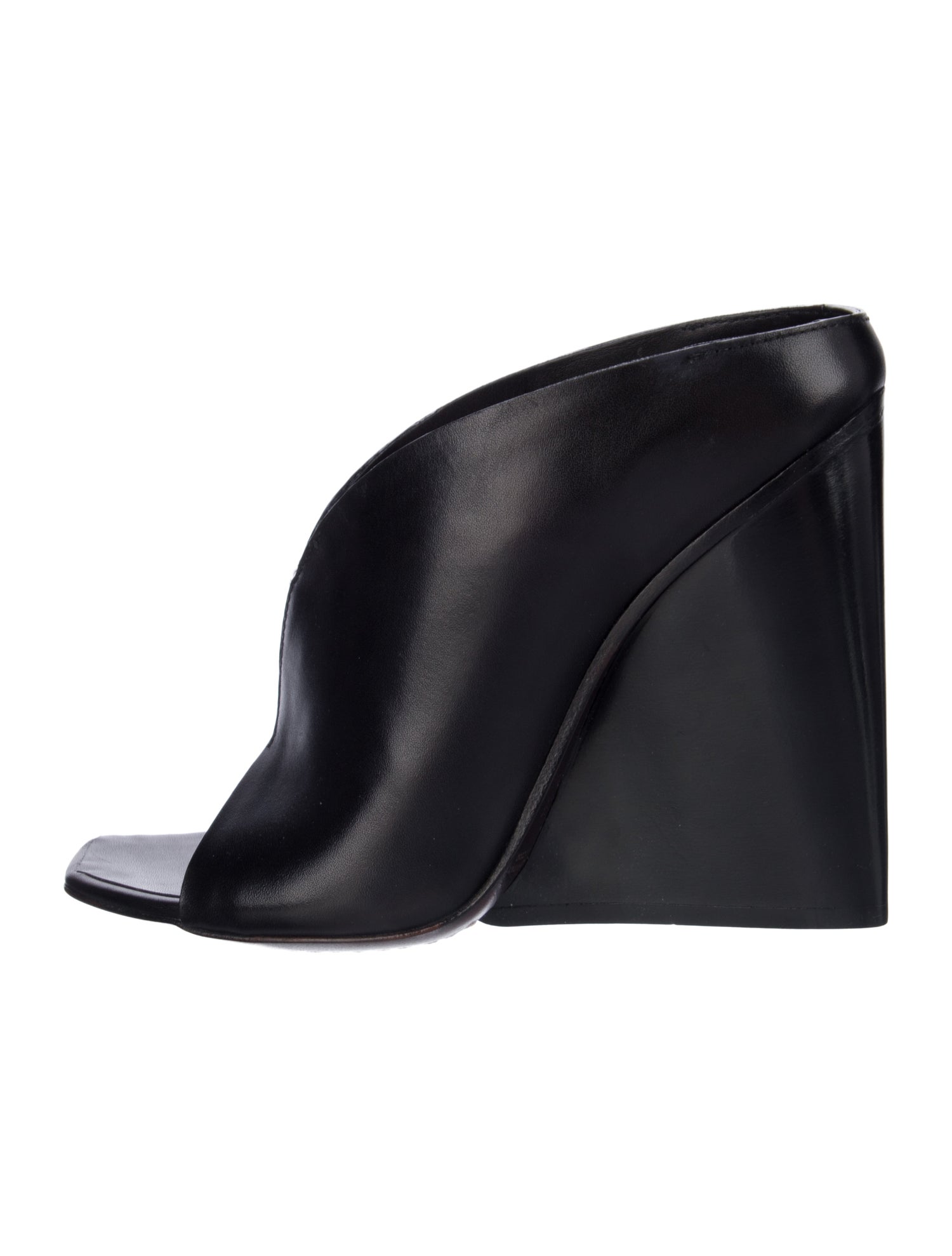 Costume National Leather Mules