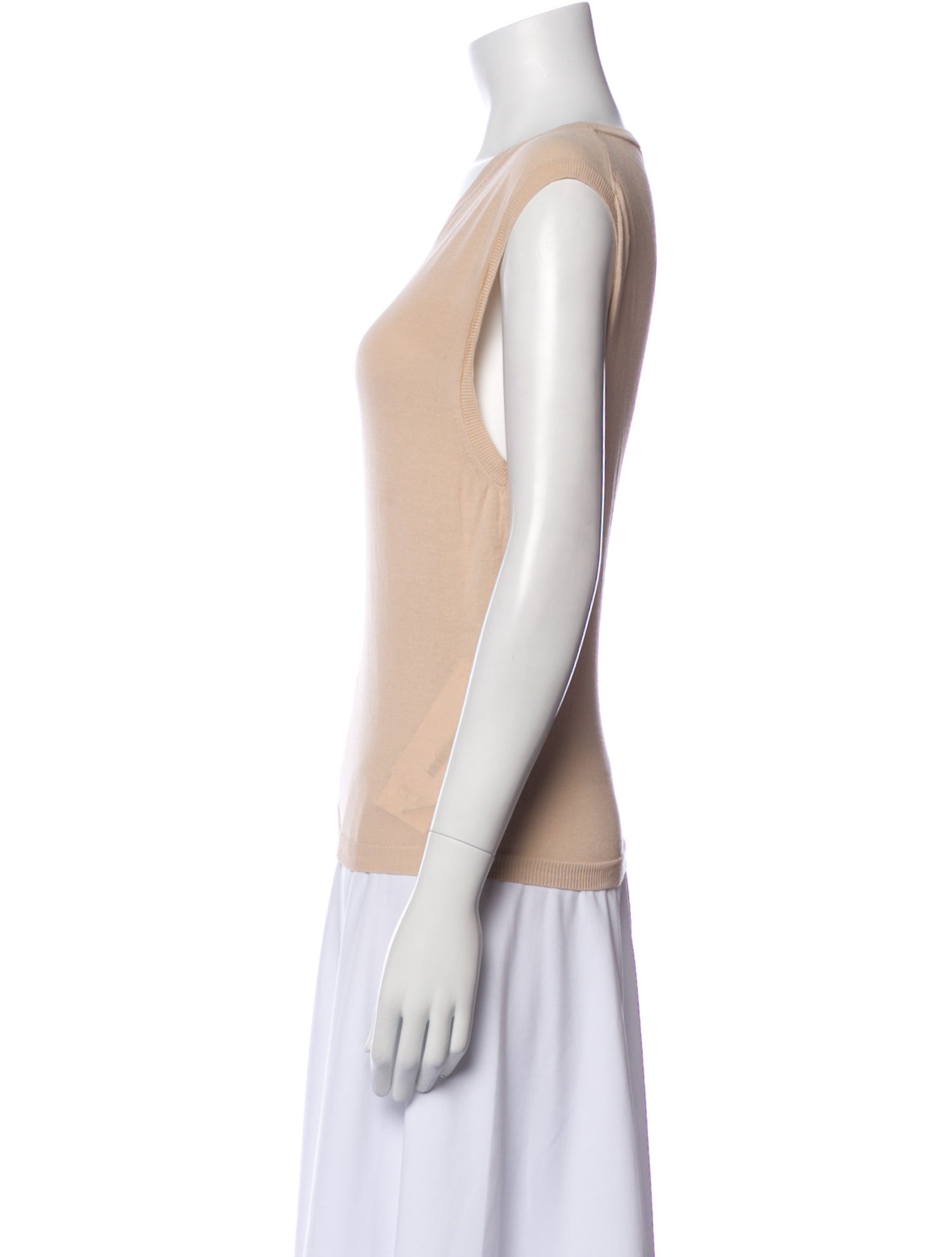 Costume National Scoop Neck Sleeveless Top