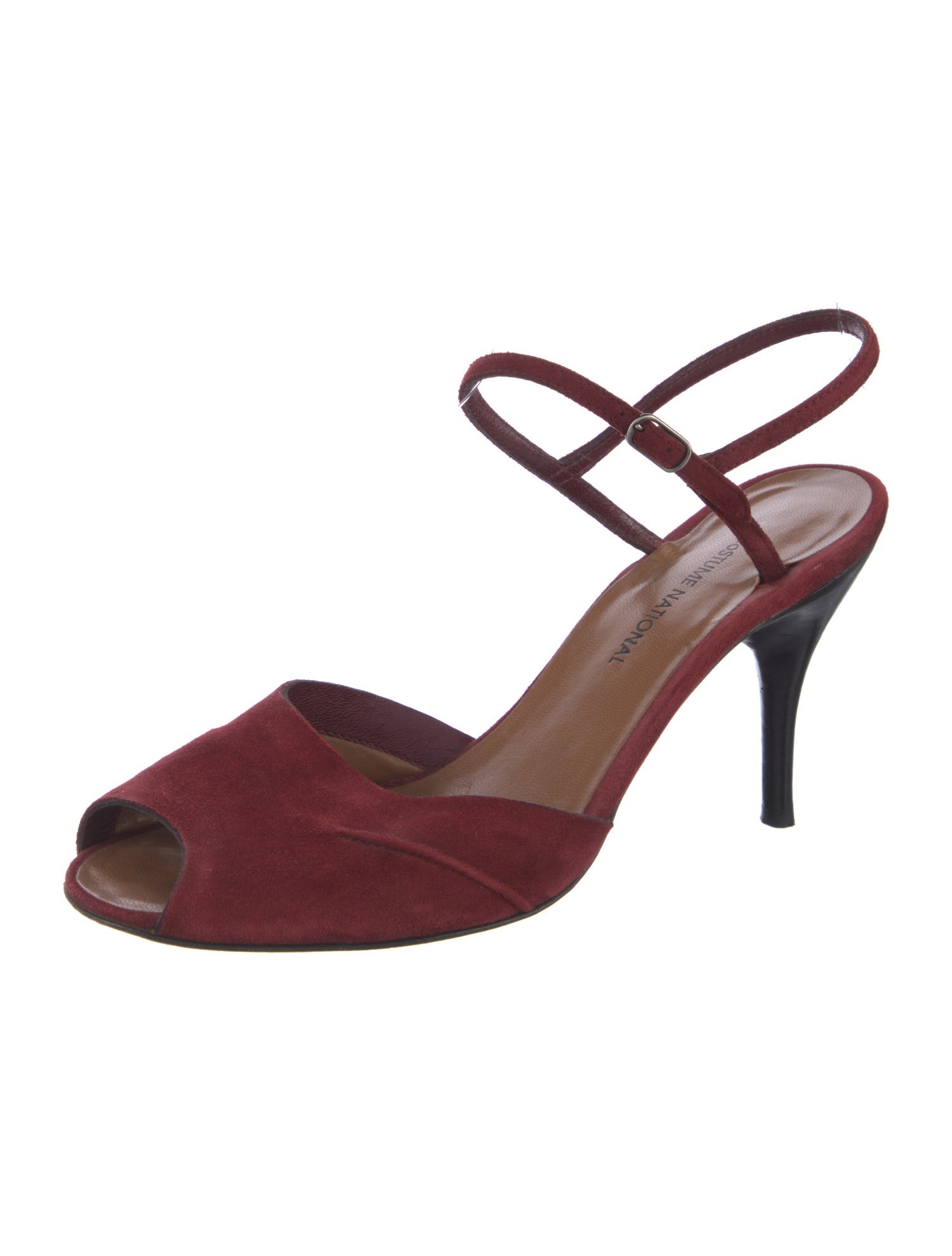 Costume National Suede Slingback Pumps