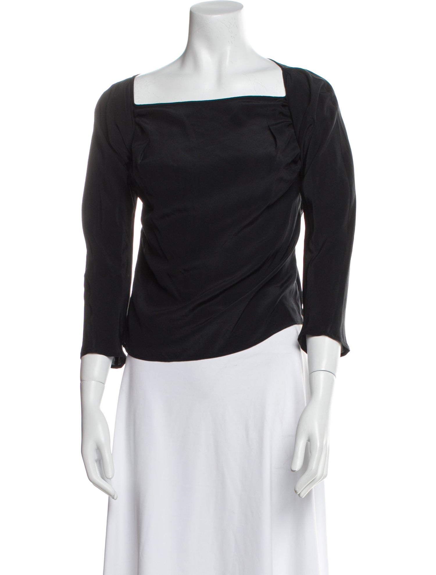 Costume National Silk Square Neckline Top w/ Tags