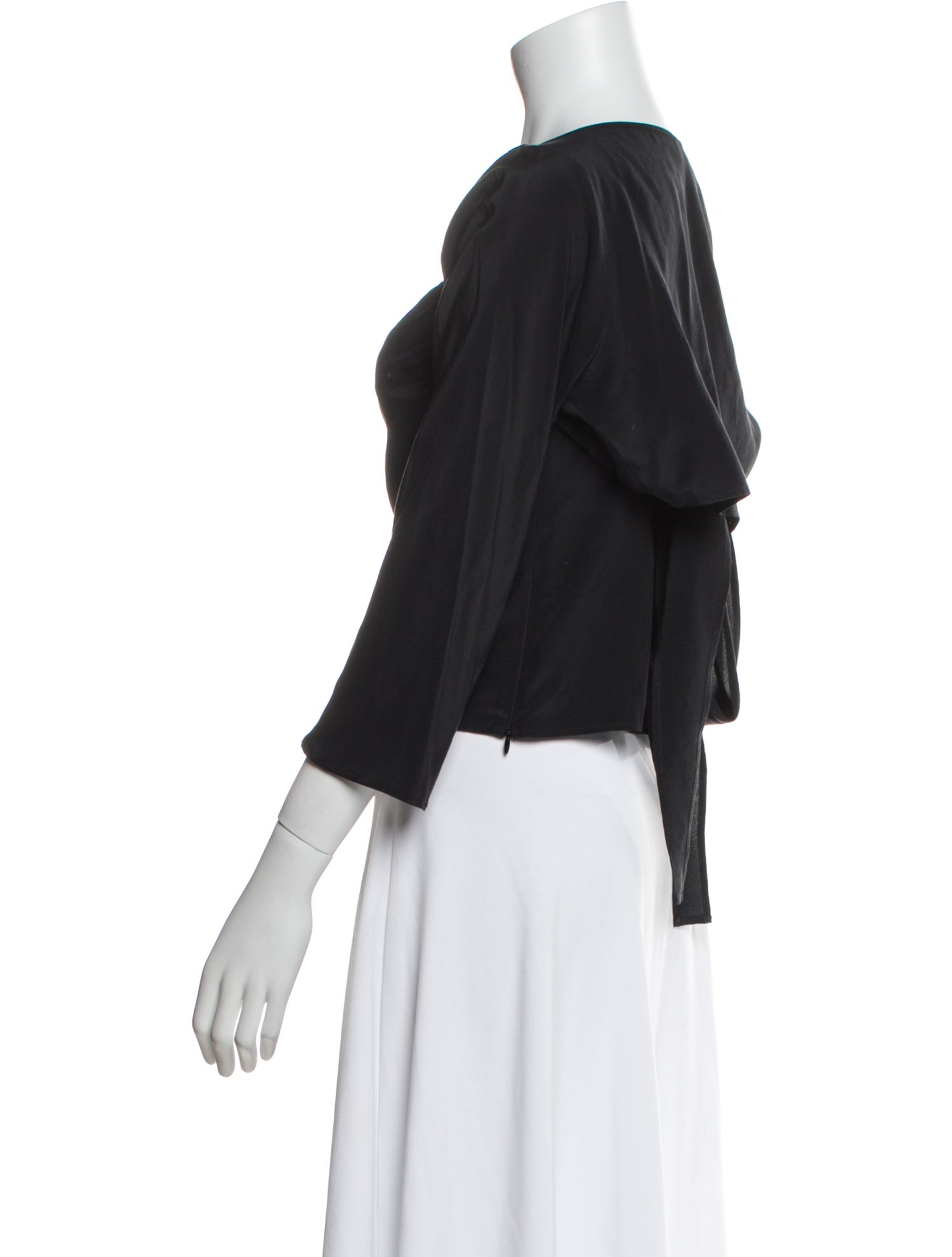 Costume National Silk Square Neckline Top w/ Tags