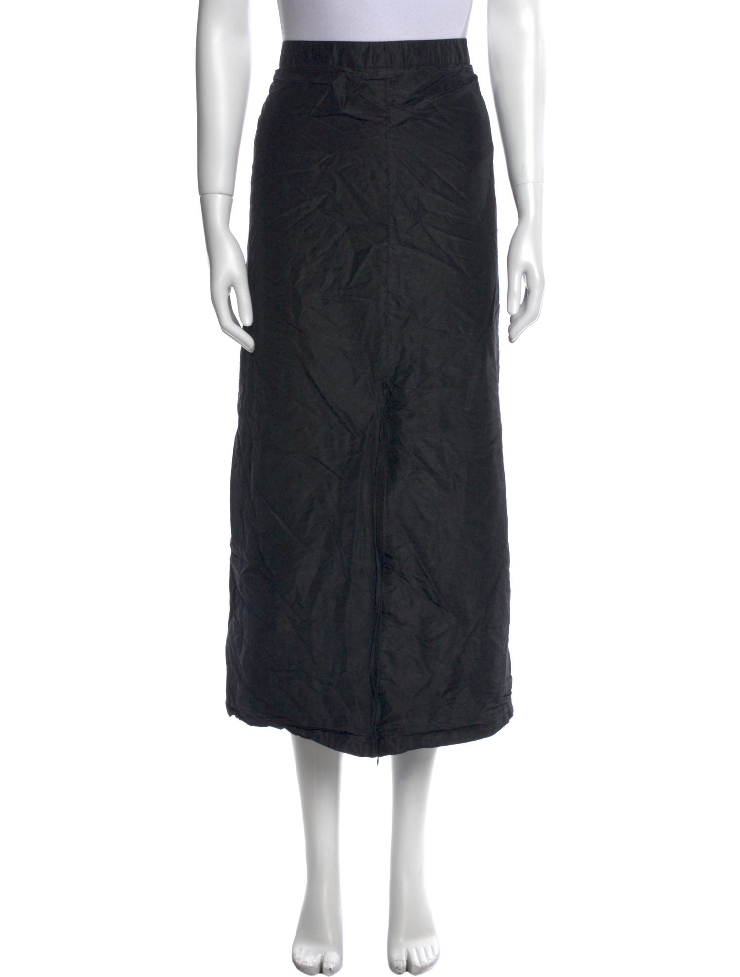 Costume National Silk Midi Length Skirt