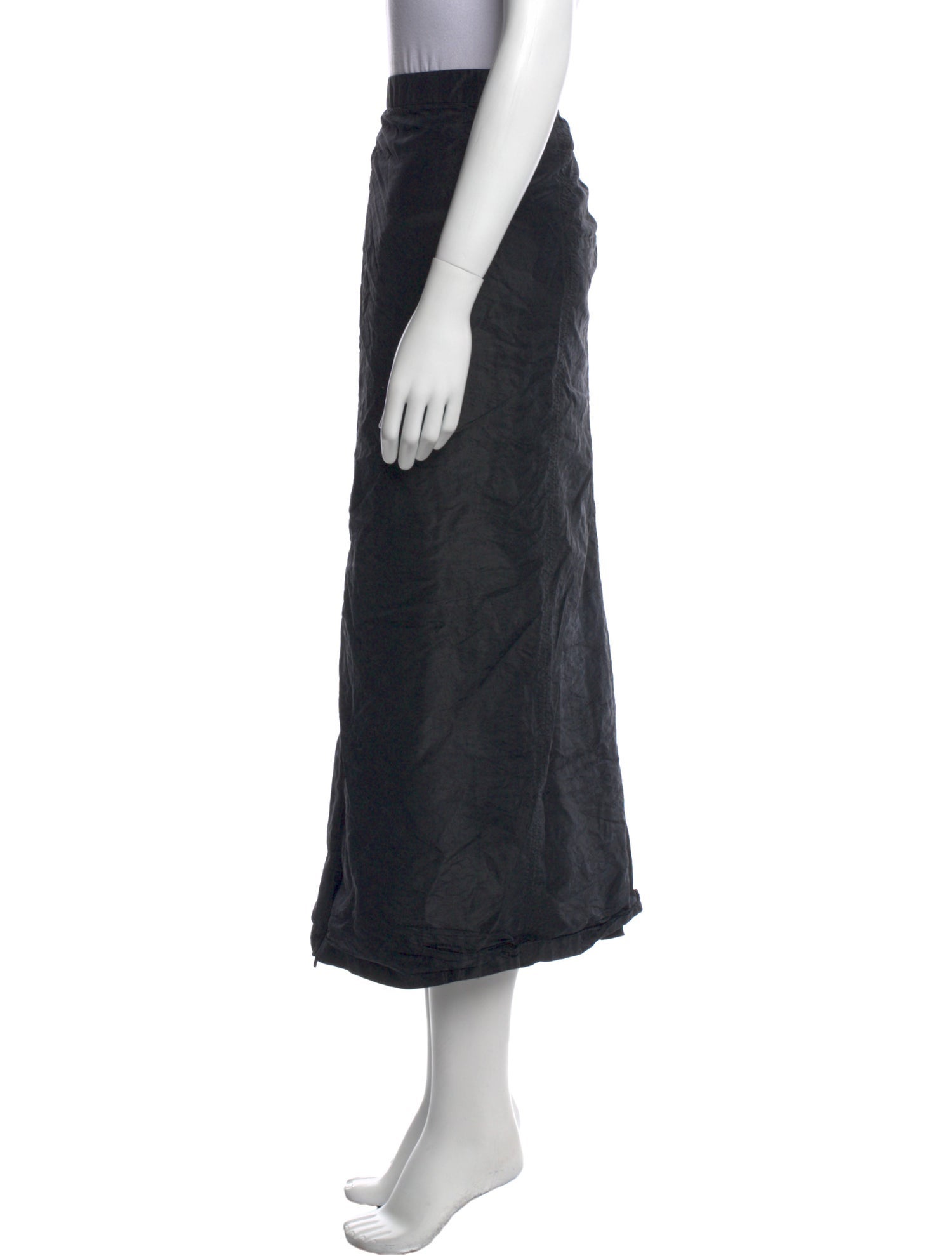 Costume National Silk Midi Length Skirt