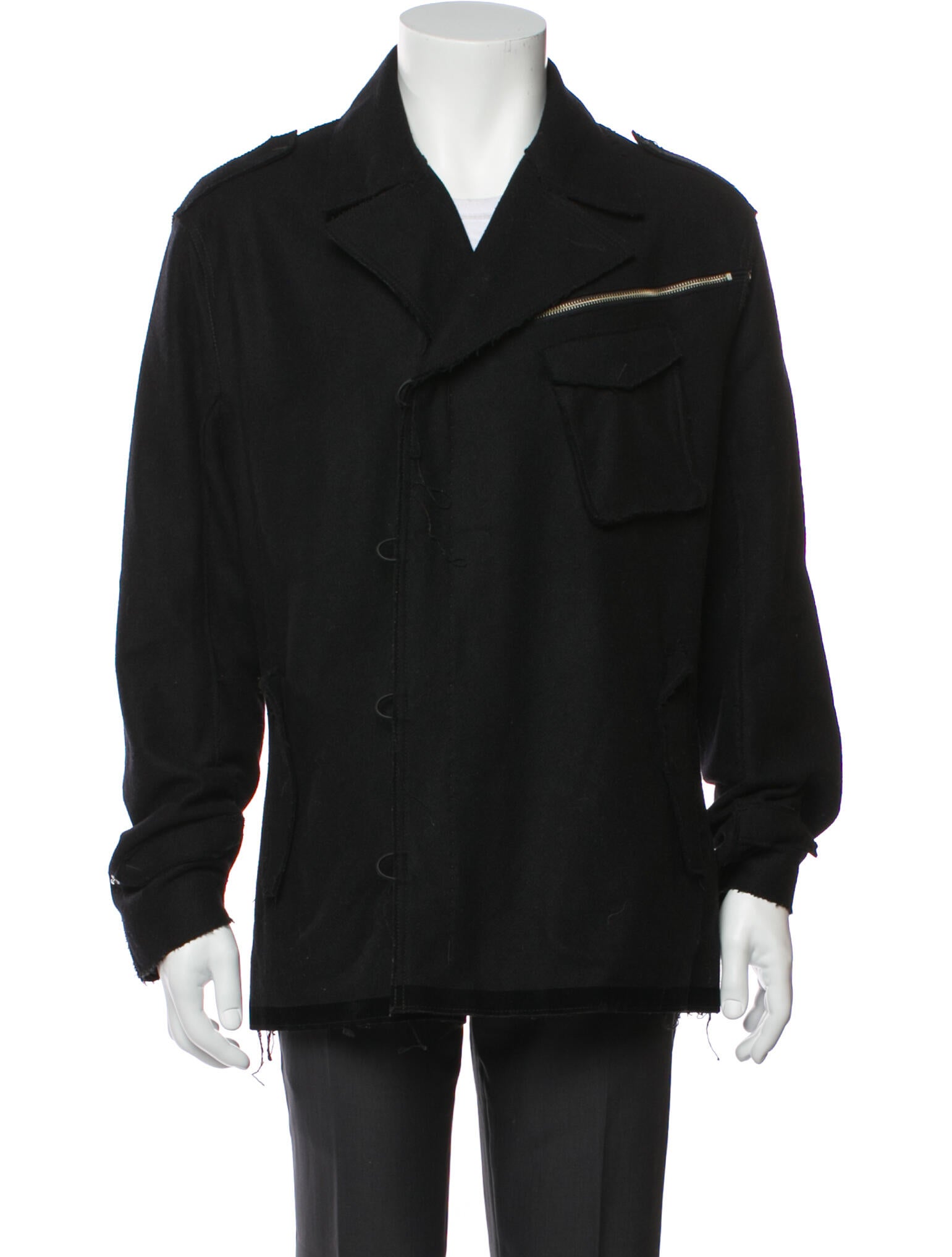 Costume National Wool Peacoat