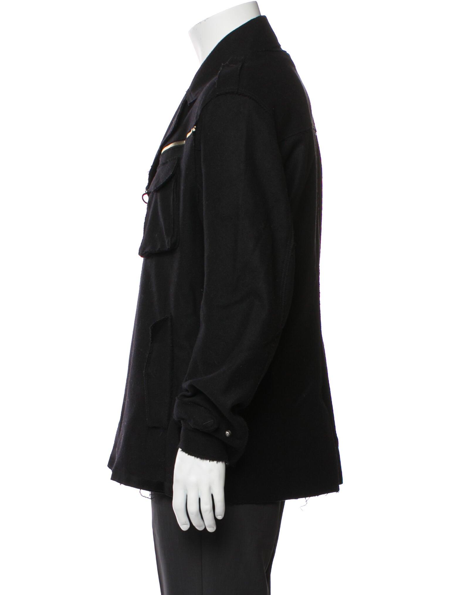 Costume National Wool Peacoat