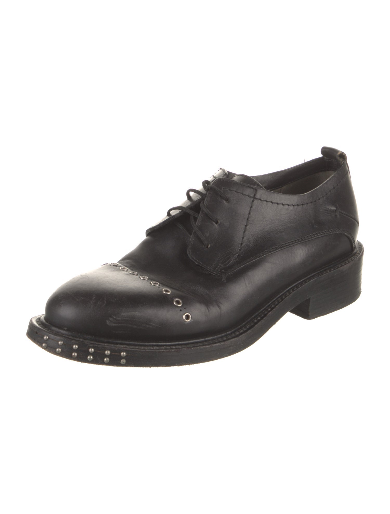Costume National Leather Oxfords