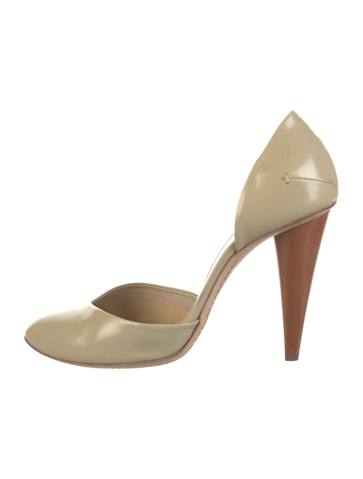 Costume National Leather D'Orsay Pumps