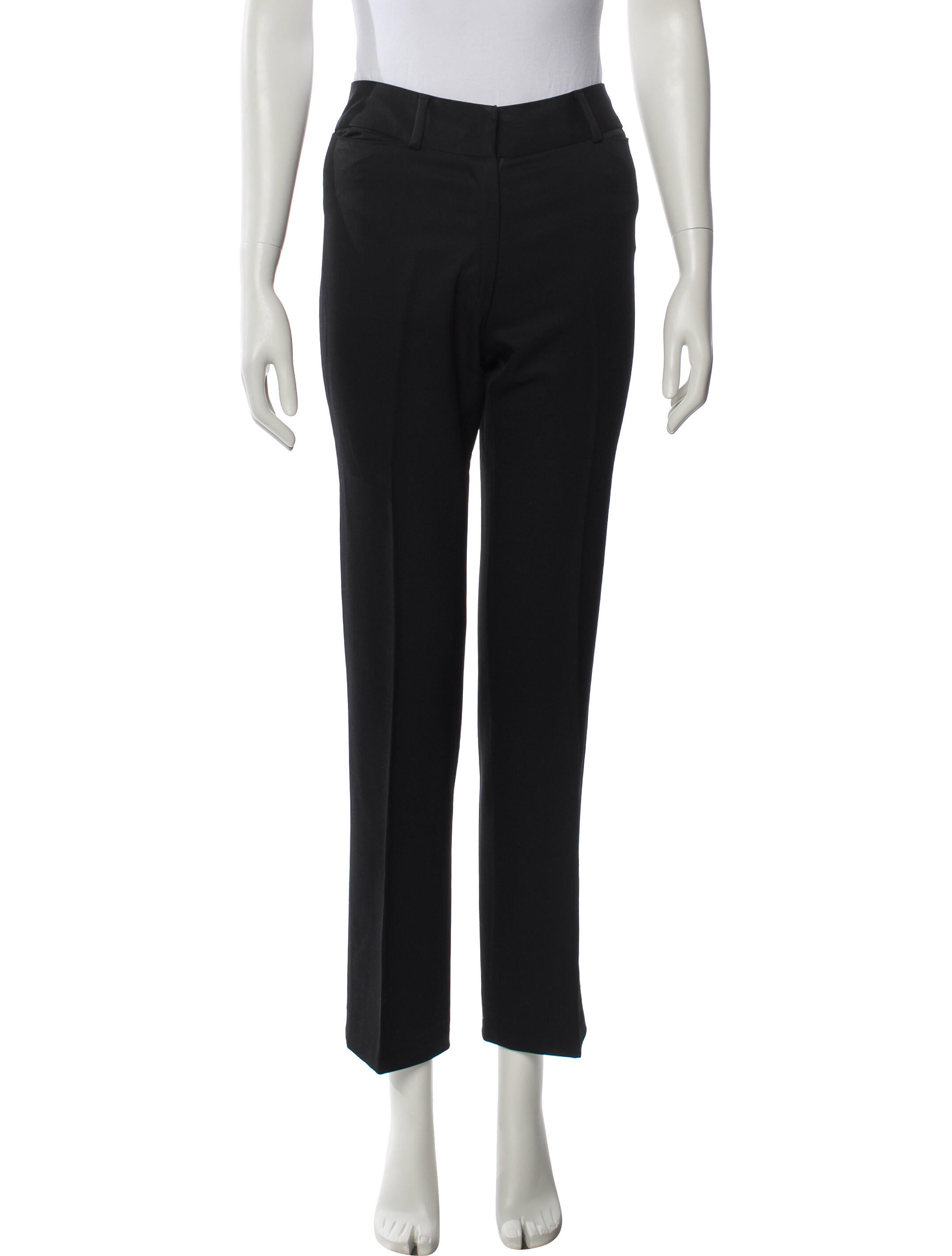 Costume National Wool Straight Leg Pants