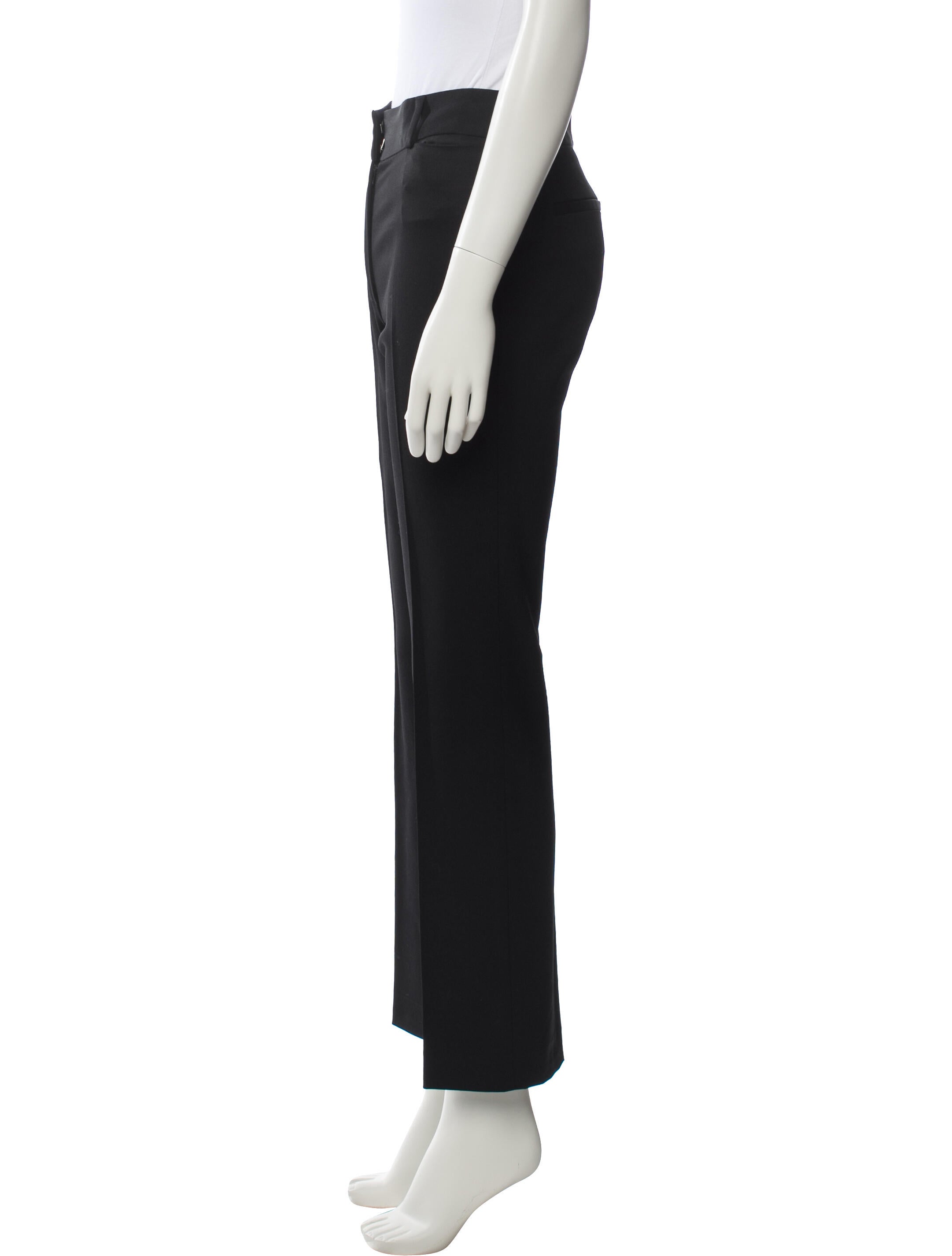 Costume National Wool Straight Leg Pants