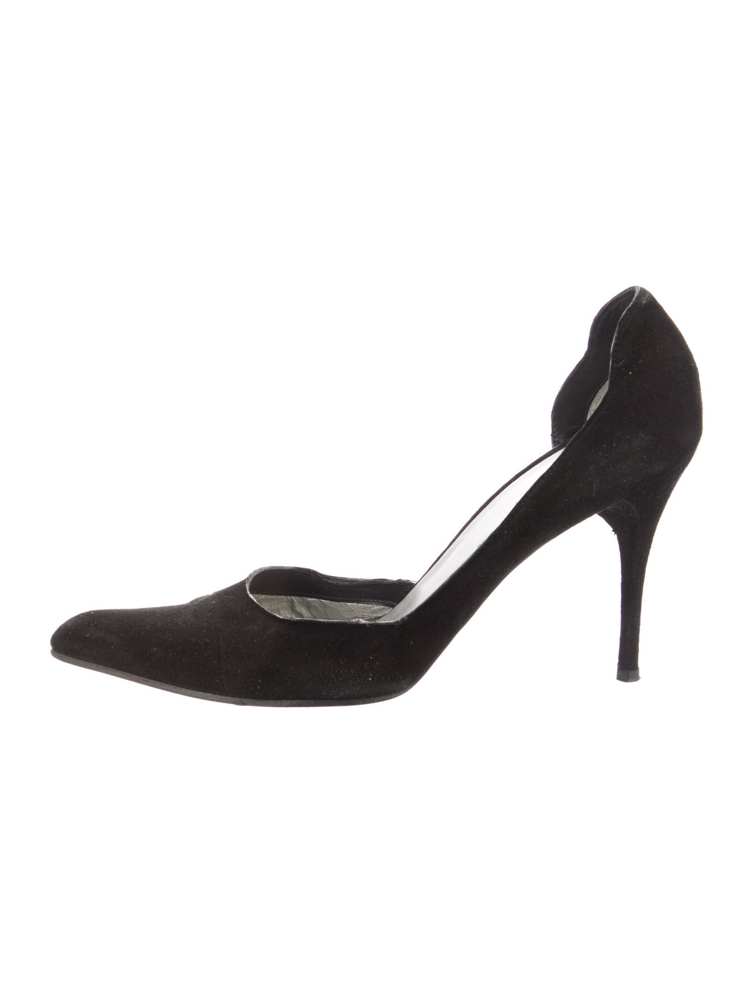 Costume National Ostrich D'Orsay Pumps