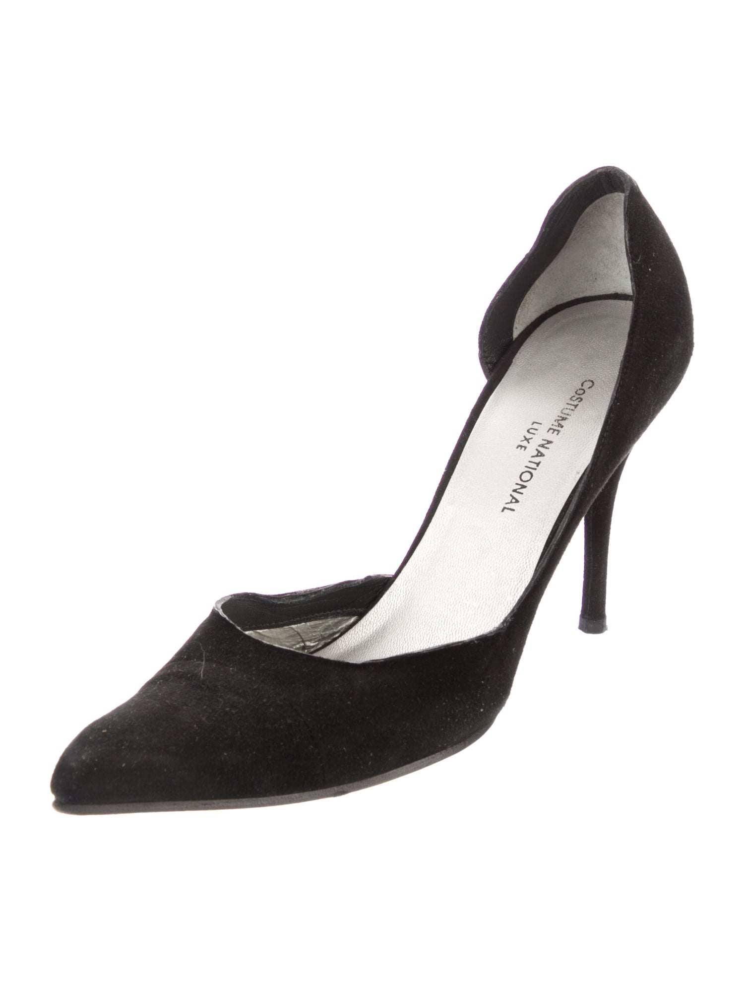 Costume National Ostrich D'Orsay Pumps