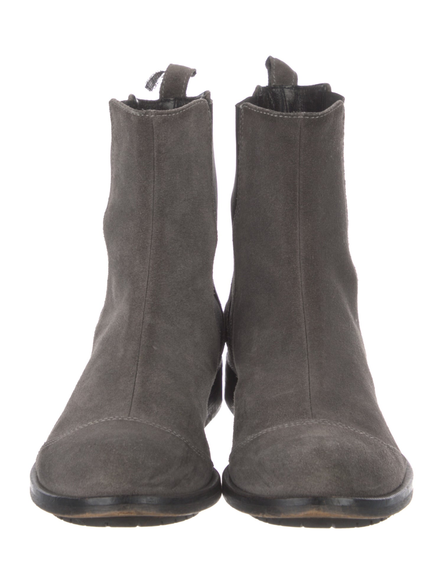 Costume National Suede Chelsea Boots