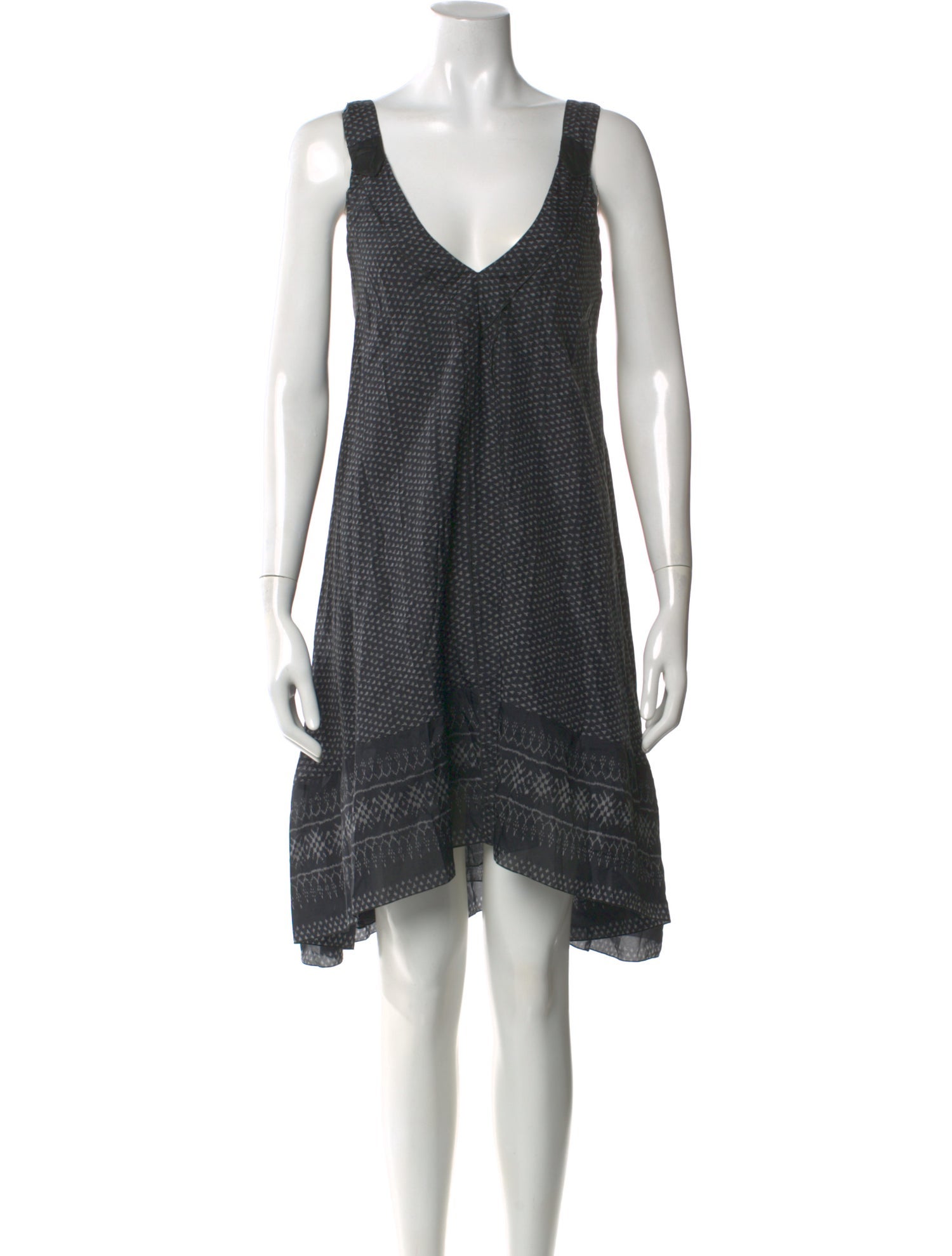 Costume National Printed Knee-Length Dress