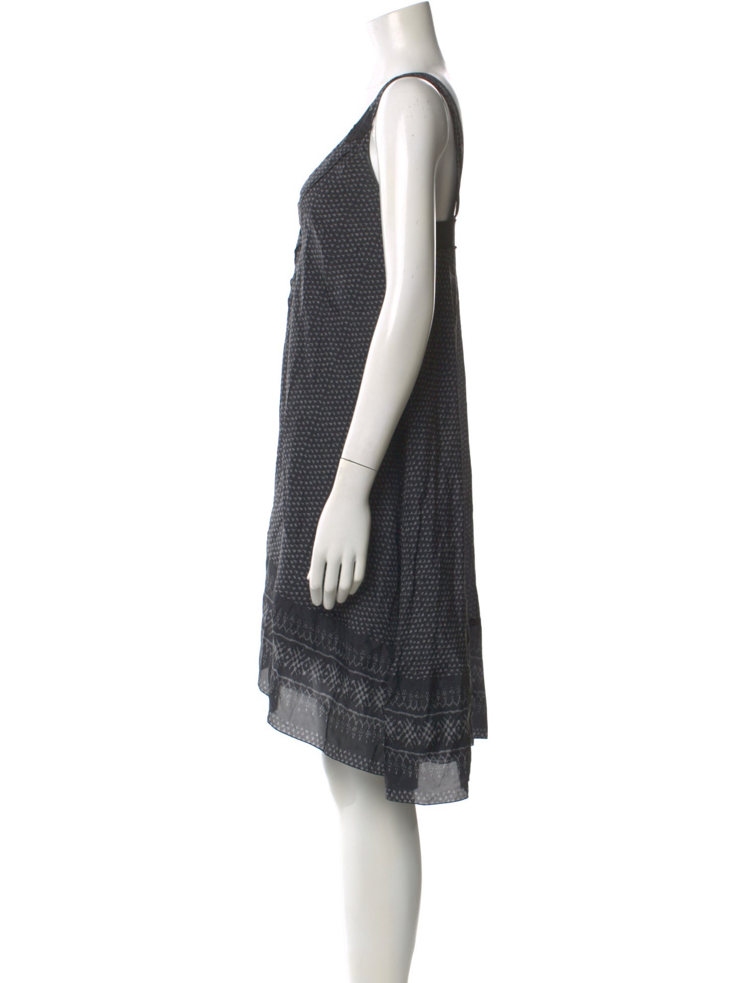 Costume National Printed Knee-Length Dress