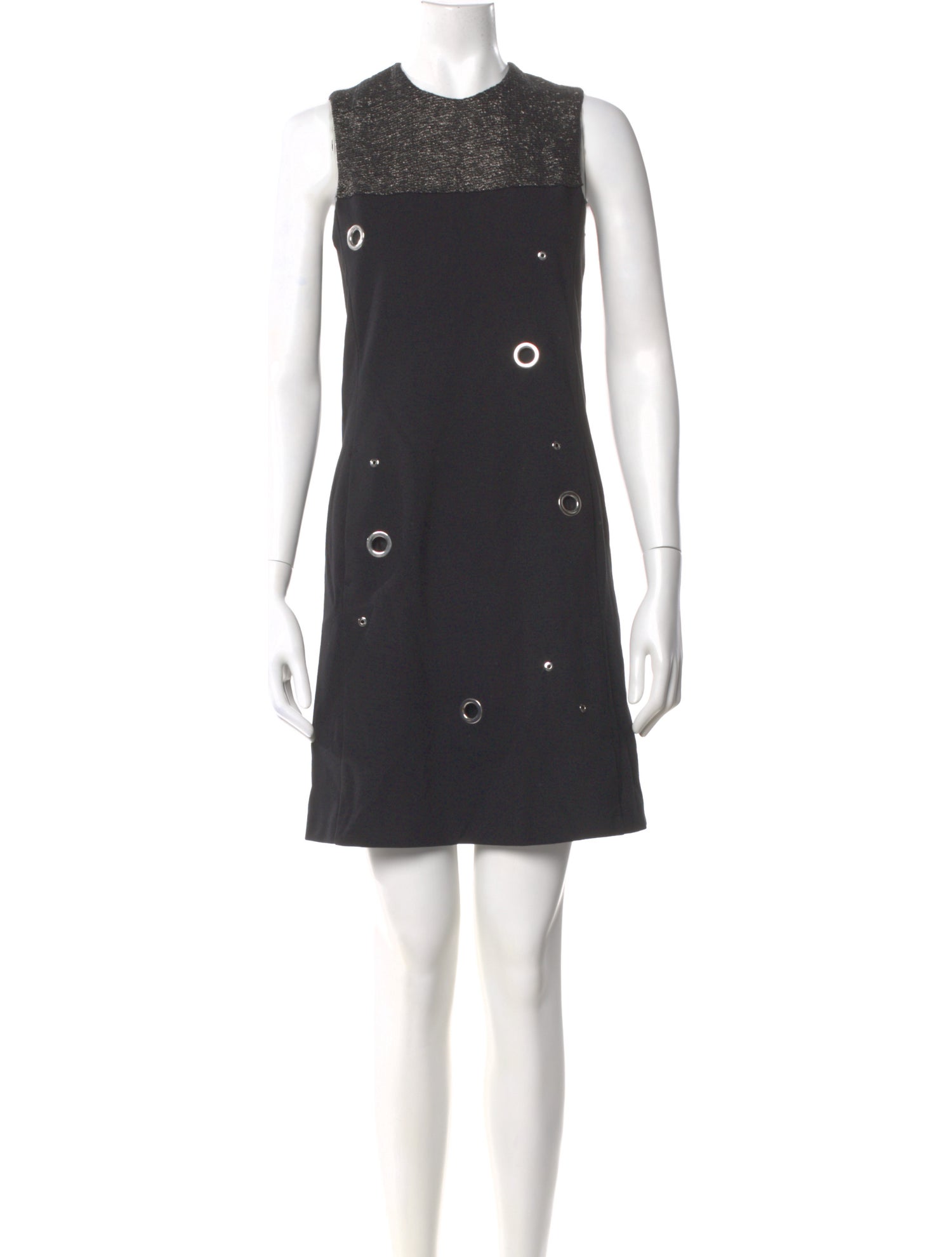 Costume National Crew Neck Mini Dress